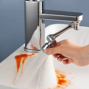 1440 Degree Rotating Faucet Aerator with Built-In Water Saving Filter