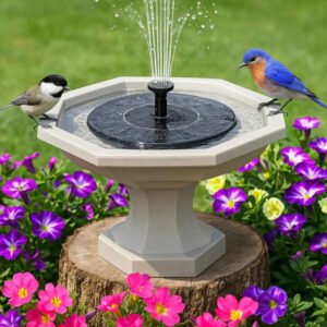 Solar Powered Mini Water Fountain for Garden and Outdoor Decoration