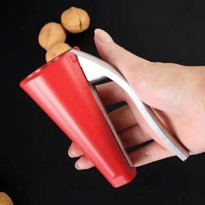 Zinc Alloy Lever Nutcracker for Walnuts Almonds Hazelnuts with Easy Grip Handle