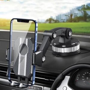 360 Degree Rotating Car Phone Holder with Suction Cup Base