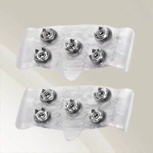 Slip-Resistant Ice Traction Cleats with Steel Spikes for Winter Walking