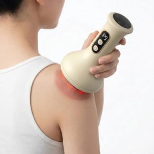 Electric Vacuum Cupping Massage Device with Heat and LED Display