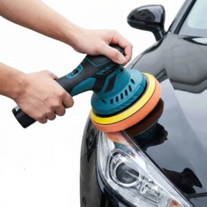 Cordless Dual Action Car Polisher with 6 Variable Speeds and 9mm Orbit, 6 Inch Pad