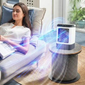 Portable Air Cooler Fan with 900ml Tank and 3 Speed Settings