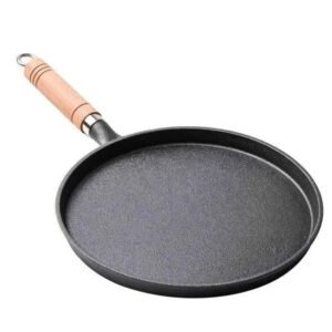 Cast Iron Griddle Pan for Pancakes on Gas and Induction Cooktops