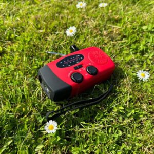 Hand Crank Solar Emergency Radio with Built In Power Bank