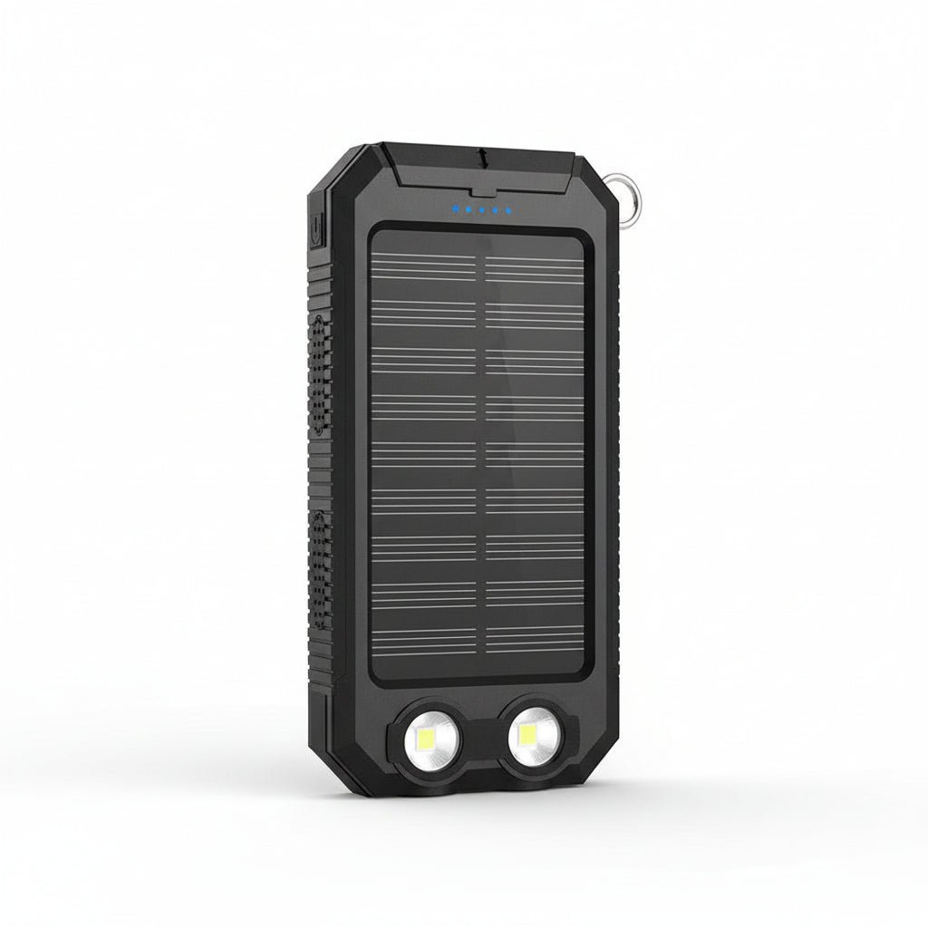 Solar Power Bank Charger with Waterproof Design