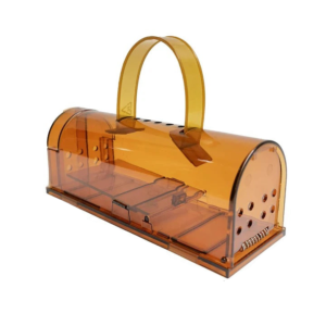 Reusable Mechanical Rodent Pedal Trap with Transparent Housing