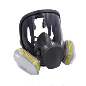 Full Face Respirator Mask with Anti Fog Lens and Silicone Seal