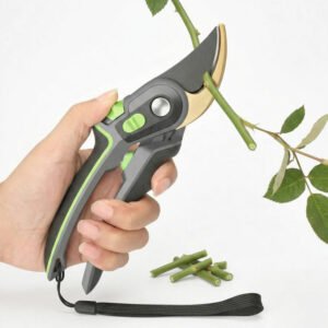 Steel Blade Pruning Shears with Ergonomic Grip for Easy Cutting