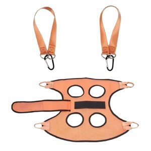 Fabric Grooming Hammock for Pets with Adjustable Straps