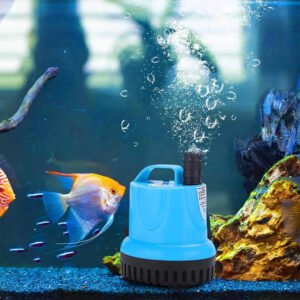 Submersible Aquarium Water Pump with Built In Filter for Fish Tank