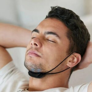 Rechargeable Snore Reduction Chin Strap with Adjustable Gentle Pulse Technology