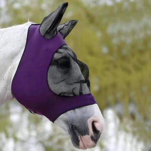 Protective Fly Mask for Horses with Mesh Design