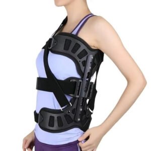 Adjustable Spinal Support Brace with Height Control and Posture Support