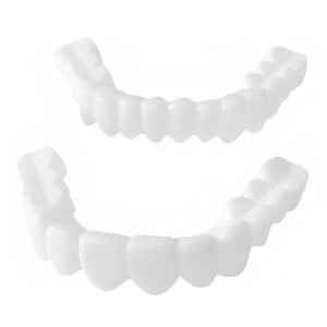 Snap On Cosmetic Tooth Covers for Adults, 2 Piece Set