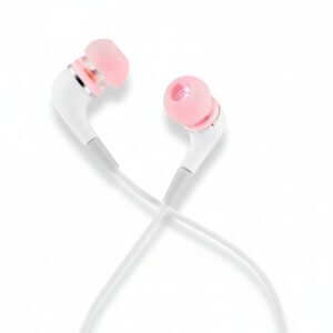 Portable 650nm LED Ear Device with Silicone Tips and USB Connection