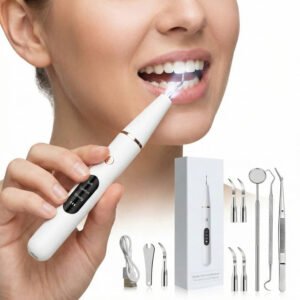 USB Rechargeable Dental Cleaning Kit with LED Light