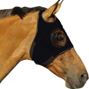 Horse Blinders with Adjustable Leather Straps