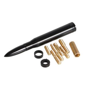 Car Radio Antenna Replacement with Rubber Seals and Adapters, 8 Thread Adapters