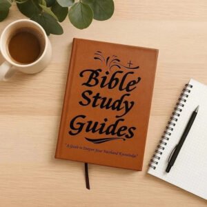 Guided Scripture Study Journal with 66-Page Daily Devotional Workbook