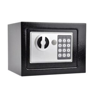 Compact Digital Safe with Keypad Lock Light and Backup Keys