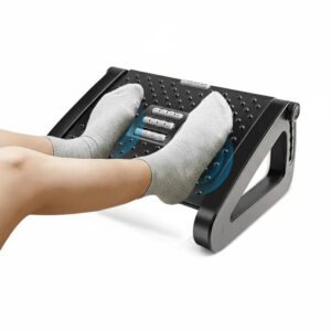 Adjustable Under Desk Foot Rest with Dual Texture Surface