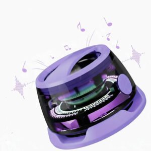 Mini Bluetooth 5.3 Speaker with Magnetic Base and RGB Lighting