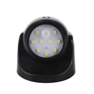 Motion Sensor LED Spotlight with 360 Degree Rotating Head