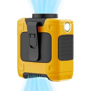 Rechargeable Mini Fan with Handheld Design and LED Light