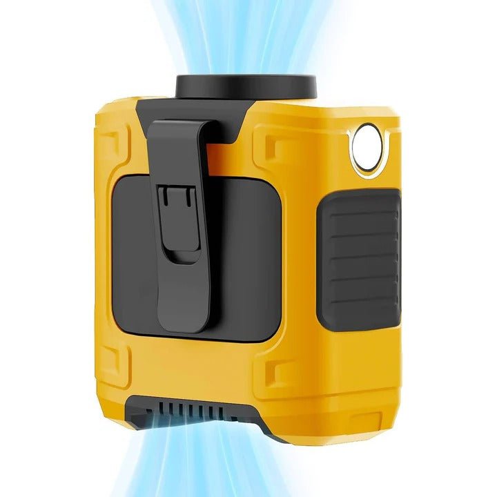 Rechargeable Mini Fan with Handheld Design and LED Light