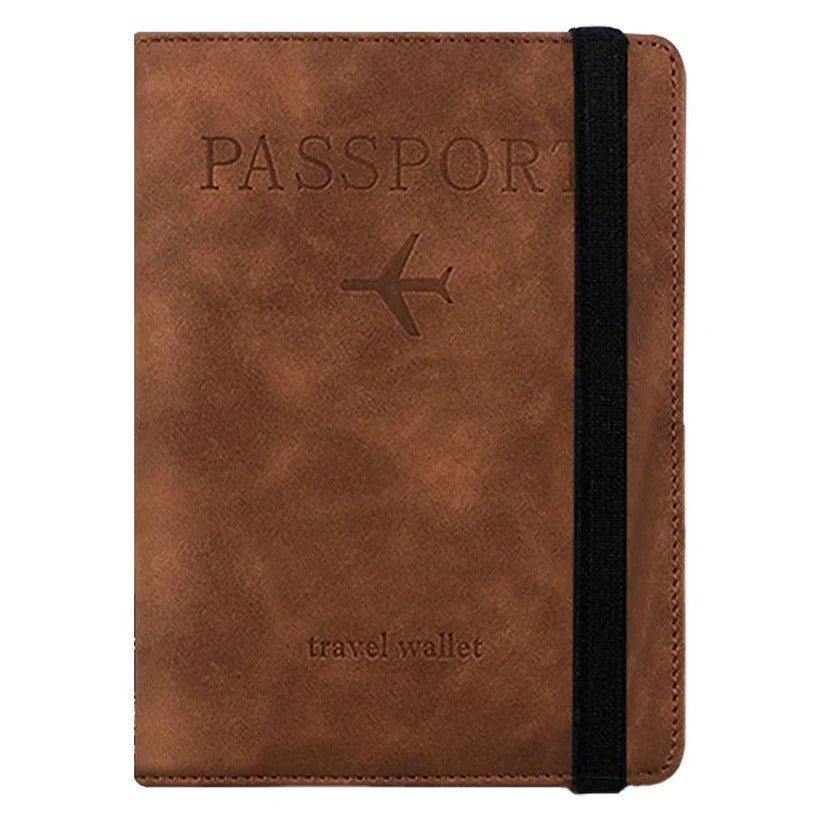 Unisex Slim Travel Passport Wallet with Card Slots